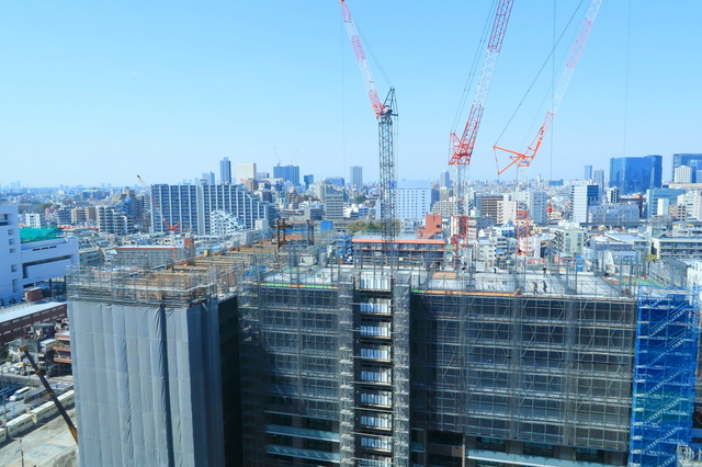 マンション建設風景